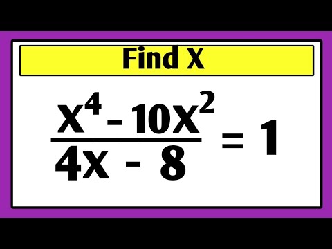 A Nice Algebra Simplification | Math Olympiad | How to solve for X ...