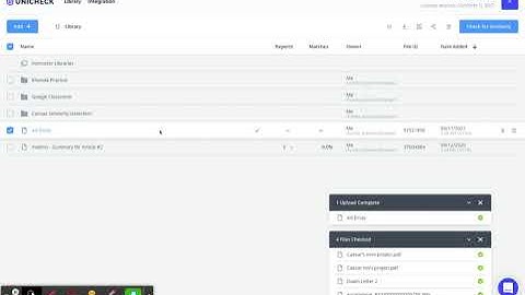 Unicheck - How to Upload a Document to Check Plagiarism