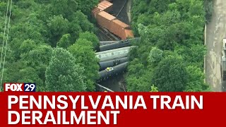 Train derailment in Pennsylvania prompts brief evacuations