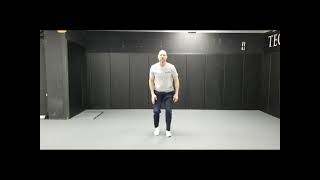 Back fall - standing position (final step)