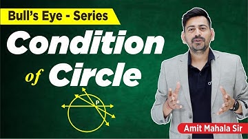 Condition of a Circle | Coordinate Geometry | Circle class 11 | IIT JEE MATHS | ATP STAR KOTA