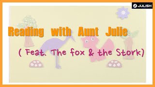 Reading books l English for kids - (feat. The fox and the Stork)