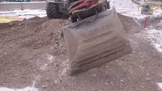 Liebherr 916 Compact Digging In Frozen Ground