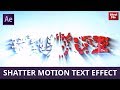 Shatter Text Effect in After Effect | Adobe After Effect Tutorial
