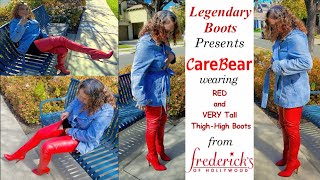 "Legendary Boots" CareBear Red long FOH thigh boots review.
