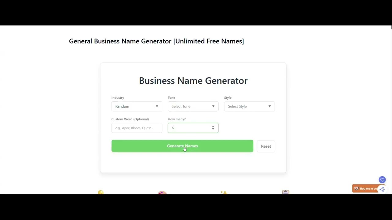 I TESTED the BEST Business Name Generator (FREE)