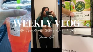 Weekly Vlog | Prenatal Appointments | Labor Prep | Baby Shower Haul