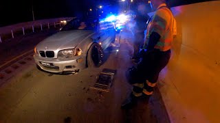 BMW M3 CRASHES INTO WALL!