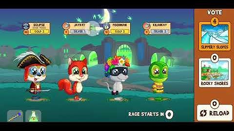 Fun Run 3 - Multiplayer Games - 2020-11-10 Slippery Slopes
