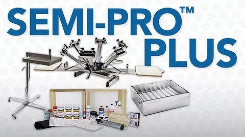 Semi-Pro™ PLUS Complete Screen Printing Package