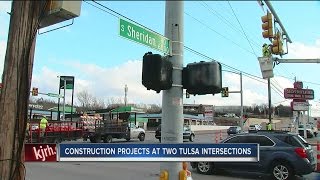Construction Projects Begin At Two Major Intersections