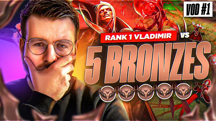 LE MEILLEUR VLADIMIR EUW VS 5 BRONZES ! C'EST LA LCK PEUT-ETRE ON SAIT PAS ?