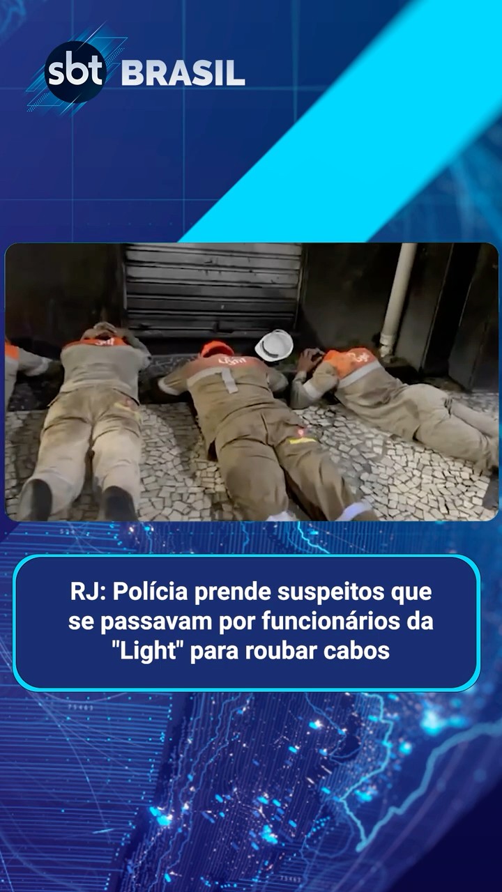 Seis pessoas são presas por furto de cabos no Rio