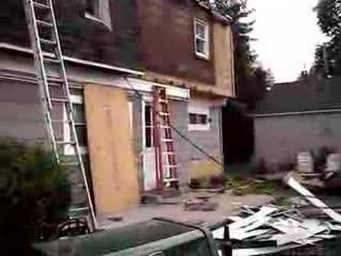tearing off mansard roof