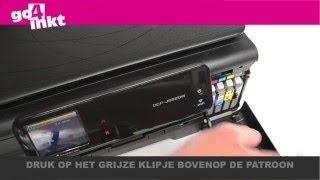 Brother DCP-J 552 DW printer inktpatronen verwisselen