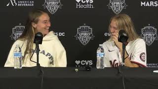 Esme Morgan and Tara Rudd Post-Match Press Conference | Matchday 18 vs San Diego Wave | 08.02.26