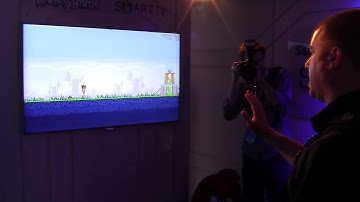 Angry Birds with Samsung TV Gesture Control