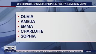 Washington State's most popular baby names in 2021 | FOX 13 Seattle