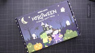 Hero Arts HEROWeen 13 Days of Crafty Treats Advent Craft Kit Now Available! Tutorials to Come!