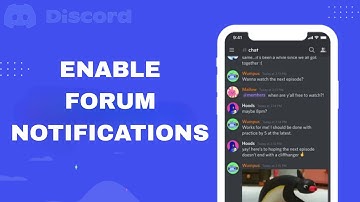 How To Enable And Turn On Forum Notifications On Discord App
