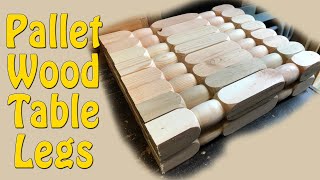 Pallet Wood Table Legs - Episode 213
Using the slats you find on pallets, Ive glued three pieces together and then cut these on the table saw at around 47mm square. They were tacked with brad nails in three places which means any turning has been planned with this.
There were a total of 16 legs to turn to make small tables for garden furniture. Basic turnign between centres with the skew.
I did get a couple of catches along the way which meant slight modifications that arent visible unless you hold the pieces next to each other to compare them. Being pallet wood they have that rustic feel and do not need to be precise in their look.
Im no production turner, but very happy with the final result in them all looking so similar.
You can find me on the below Social Media
Instagram: https://www.instagram.com/paul.a.lockwood/ @paul.a.lockwood
Twitter: https://twitter.com/paullockwooduk @paullockwooduk
Facebook: https://www.facebook.com/PaulLockwood.Woodworking/
Pinterest: https://www.pinterest.co.uk/lockwood3538/
Etsy: https://www.etsy.com/uk/shop/PaulLockwoodUK
Please Subscribe
http://www.youtube.com/channel/UCJmcpalJi_xzP_iV3uXJj2w?sub_confirmation=1 Pallet Wood Table Legs - Episode 213