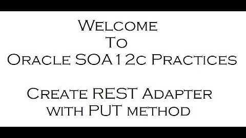 RESTful PUTMethod To DBMerge - REST Adapter using PUT Method