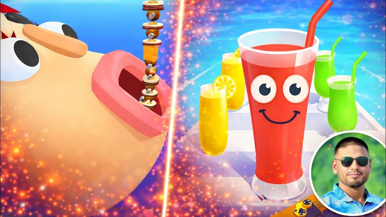 Sandwich Run vs Juice Run 🔥 Ultimate Food Runner Battle 2026#sandwich #juicerun 