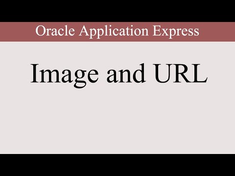 IMAGE AND URL | Oracle APEX
