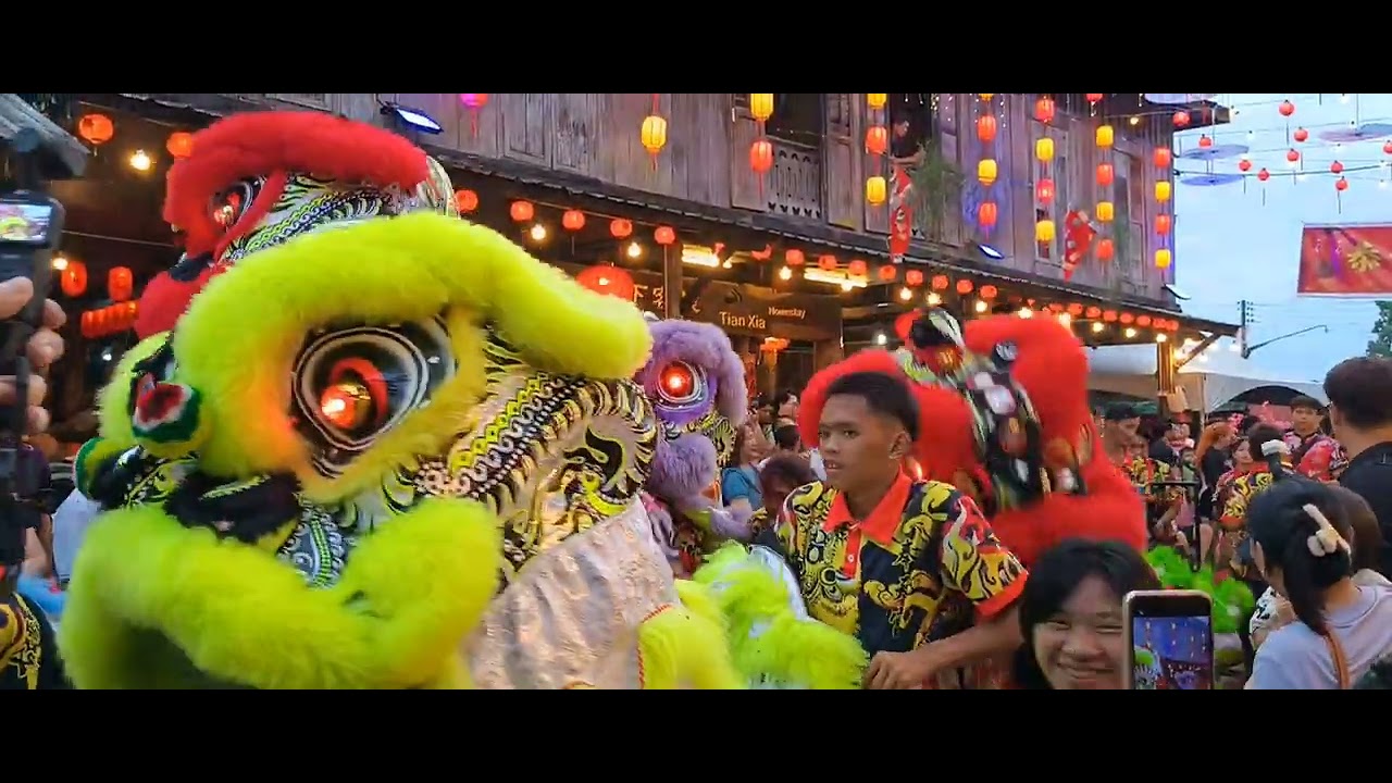 Siniawan 🏮Chap Goh Meh 🏮12/2/25  Lions Dance and Dragons Dance EP1💃🕺🎊🎉🏮🏮Sarawak
