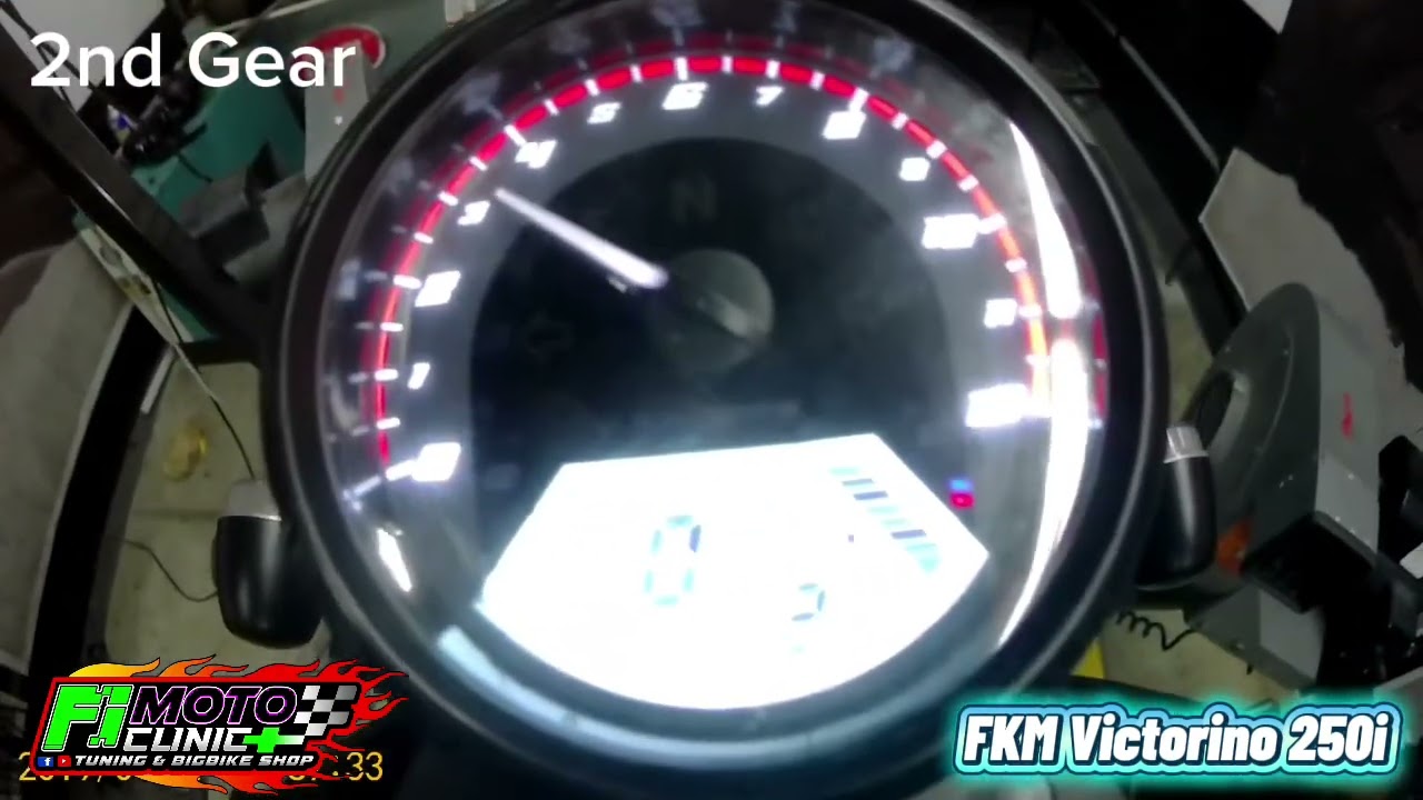 FKM Victorino 250i (V twin) Remap + Dyno Testing 
