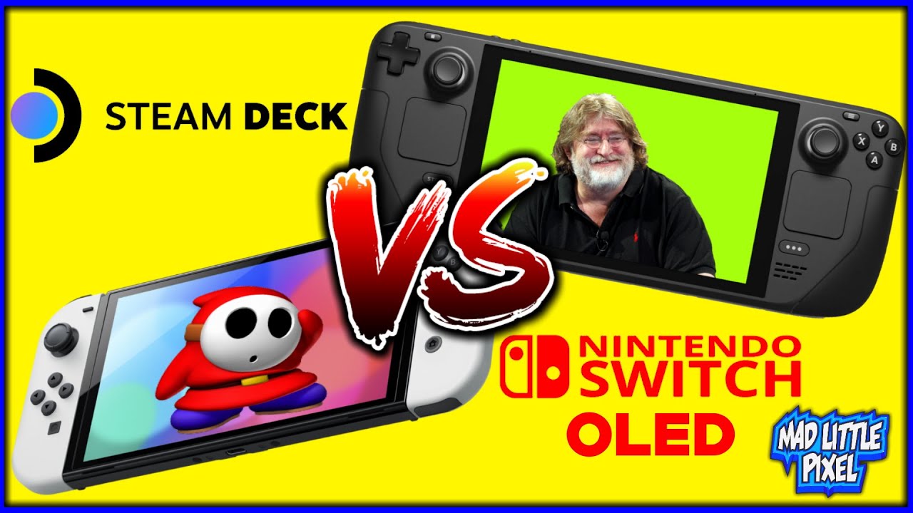 Valve Steam Deck vs. Nintendo Switch OLED