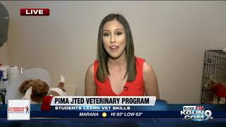 Pima JTED students learn veterinary skills through program