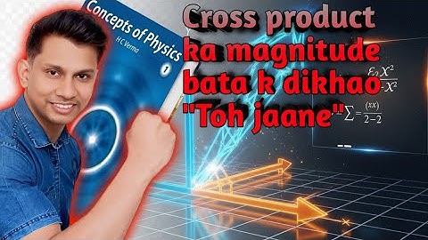 HC Verma Ch 2 Objective2 Q5 | Vector Product Magnitude – Students Always Get This Wrong! ⚡