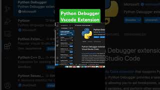 Python Debugger Vscode Extension #debugging #python #coding #tutorial
