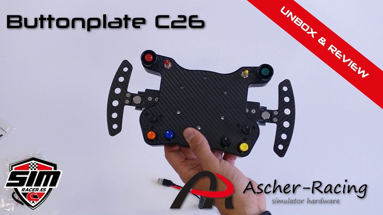 Unbox & Review del Ascher-Racing Buttonplate C26 - YouTube