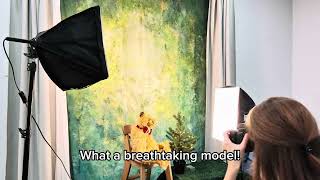 Backstage: photo shooting teddy bears