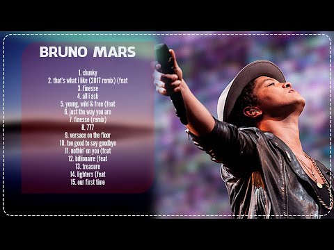 Bruno Mars - Greatest Hits 2024 Collection ~ Top 15 Hits Playlist Of All Time