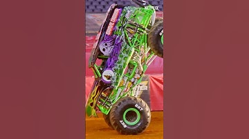 Can Blippi and Meekah DRIVE REAL MONSTER TRUCKS?! #blippi #shorts