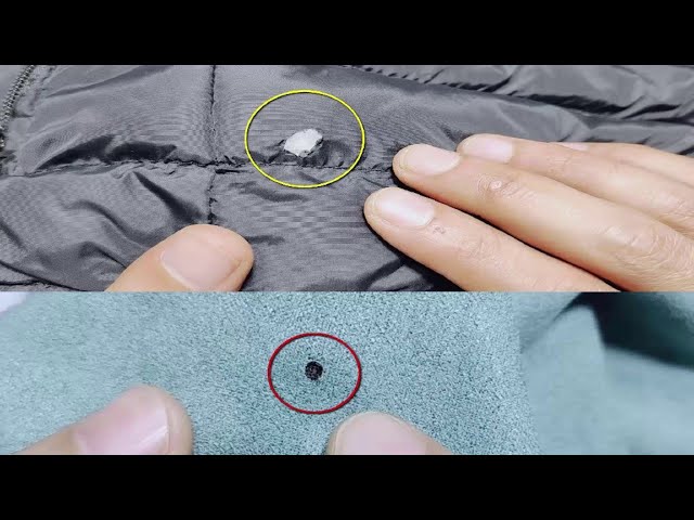 This is how you fix little holes in your clothes! You can also use sti, stitch witchery