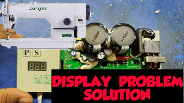 ZOJE P/M (SINGER) DISPLAY BLANKING(UP-DOWN) SOLUTION