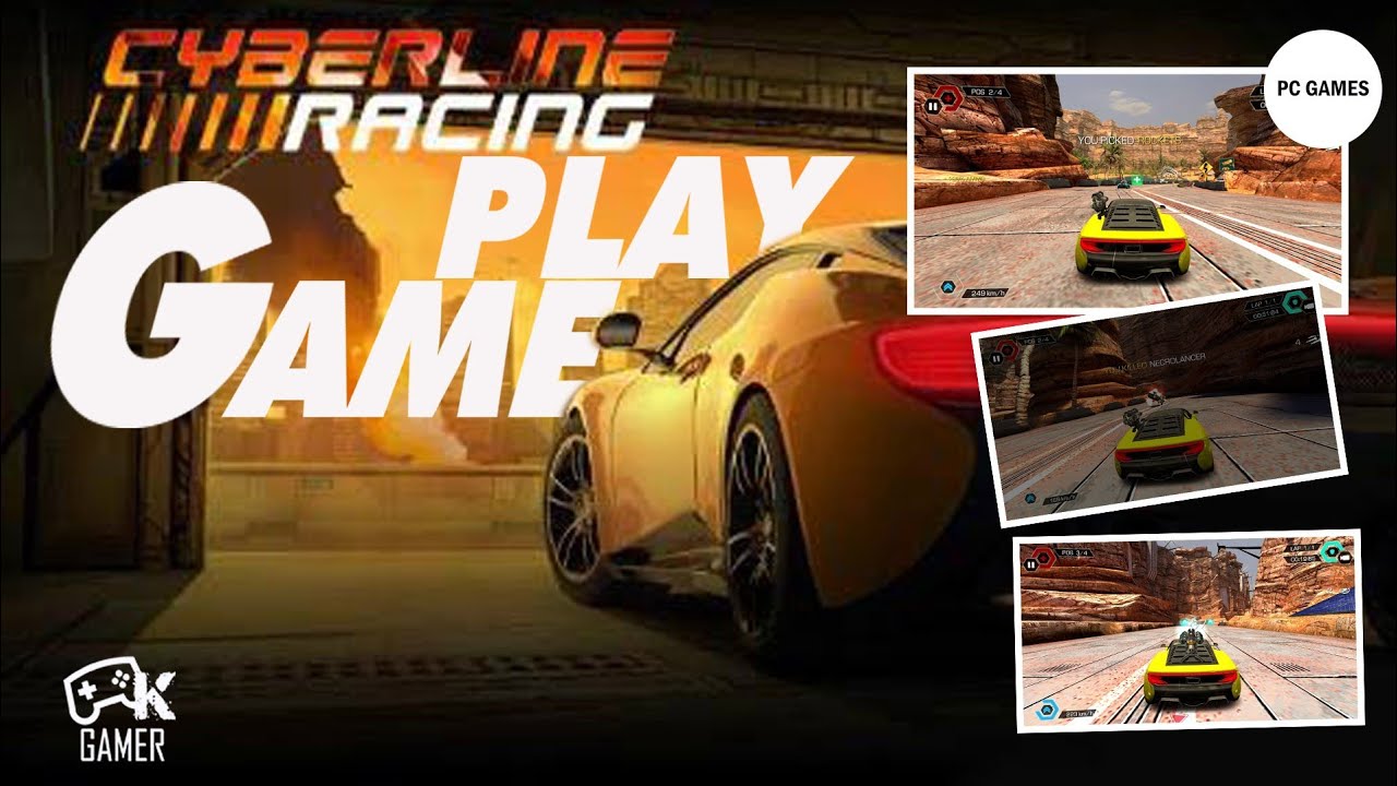 Cyberline Racing Game Map CYBERLINE RACING REVIEW PC GAMES - YouTube