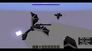 Enderdragon Vs Wither Very Dramatic