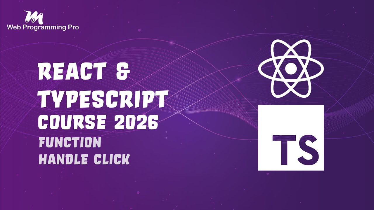 #039 - Tutorial React & TypeScript - Function Handle Click - YouTube