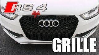How to Install an RS4 Style Grille on a B8.5 Audi S4