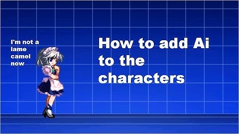 MI MUGEN Tutorial - How to add Ai patch to the Characters