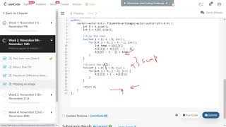 Flipping an Image - 10th Nov LeetCoding Challenge - GoMaster Coding Interviews