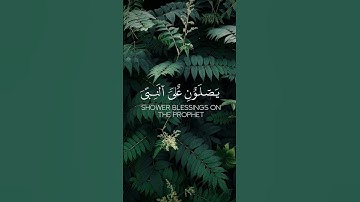 إن الله وملائكته يصلون على النبي #تلاوة_خاشعة #القرآن_الكريم #تلاوات