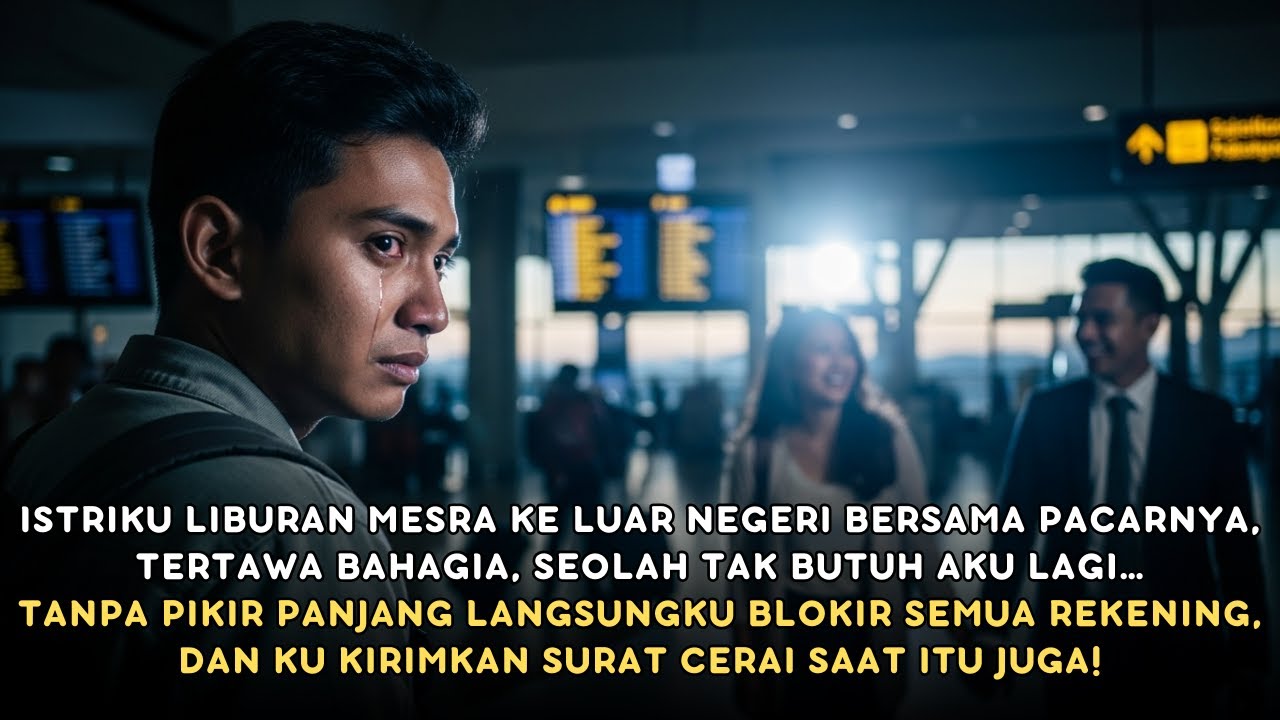 DIAM-DIAM ISTRI LIBURAN MESRA DENGAN PACARNYA–LANGSUNG KU BLOKIR SEMUA REKENING DAN KU KIRIM...