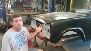 Front Fender Modification & Installation  1966 Ford Bronco Restoration Project