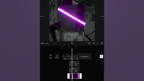 transition#2 tutorial//horizontal laser split //capcut